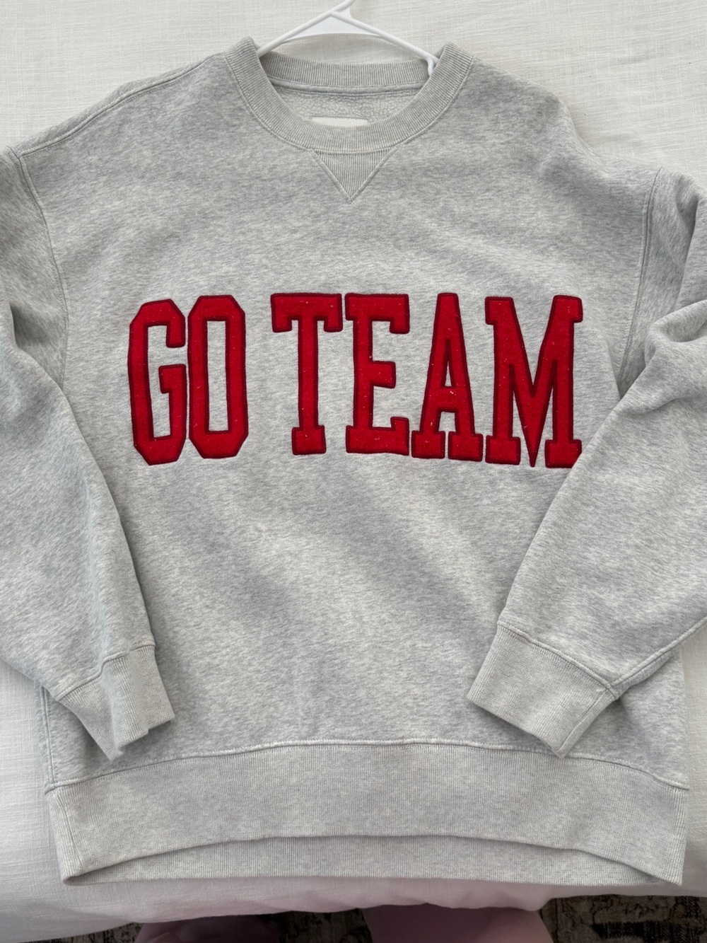 Abercrombie & Fitch Cream Crewneck Sweatshirt
